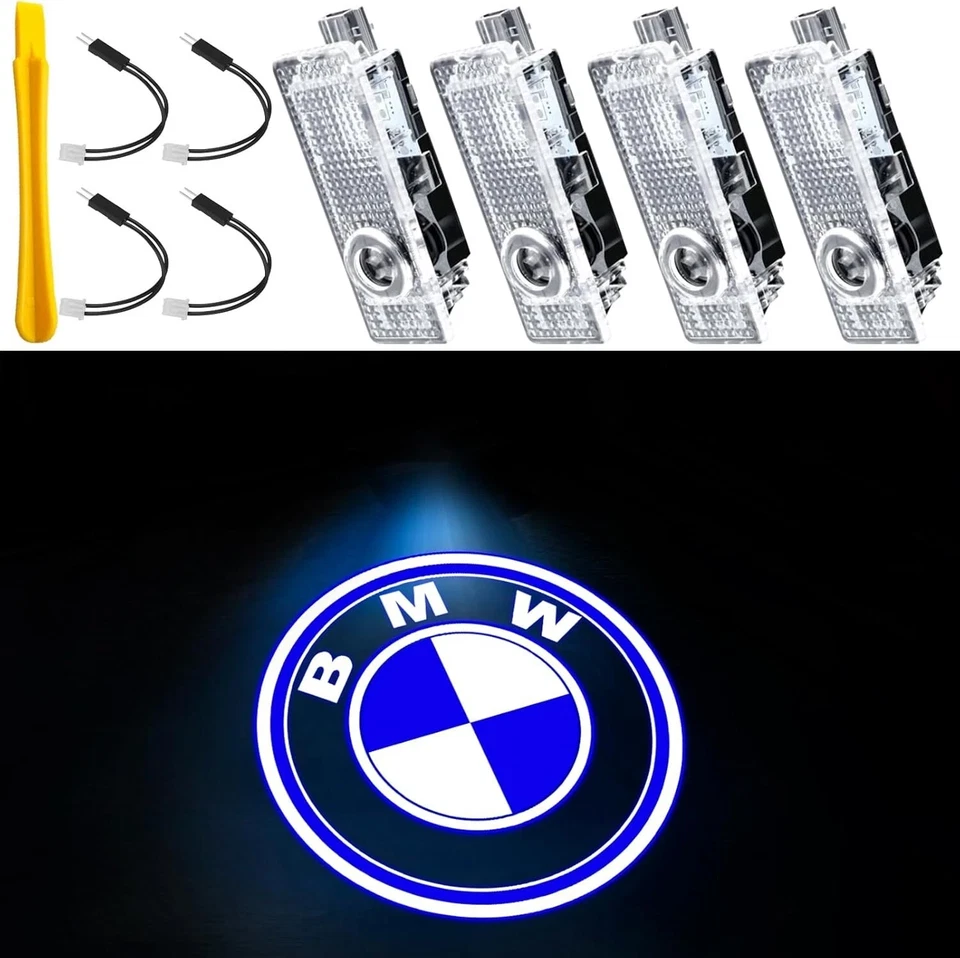 4PCS LED HD Door Welcome Courtesy Ghost Shadow Lights For BMW X1 X2 X3 X4 X5 X6 - Изображение 1 из 4