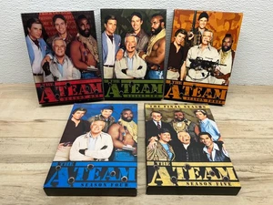 Vintage 1980s "The A Team" Complete 1-5 Seasons DVD Series 14 Disc Set - Imagen 1 de 16