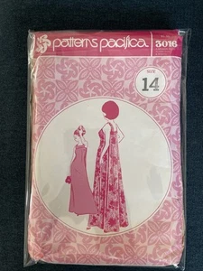 Patrones Pacifica NUEVO Vintage 3016 Talla 14 Patrón Muumuu Impreso en Hawai - Imagen 1 de 4