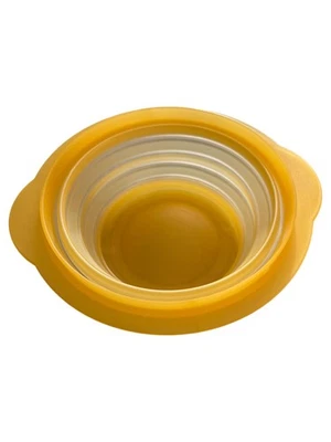 Tupperware Servierschüssel faltbar gelb 700ml Kunststoff Schüssel - Bild 1 von 4