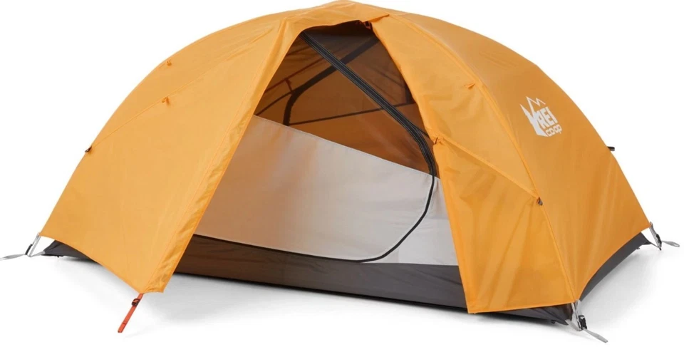 REI Trail Hut 2 TENT 2-person 3-season w/ Footprint Cover Camping Backpacking