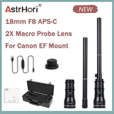 AstrHori 18mm F8 2X Macro Probe APS-C Lens For Canon EF mount EOS 500D 550D 700D - Image 1 of 4