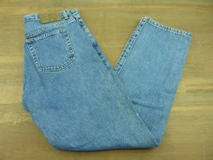 VTG USA CK Calvin Klein Straight Leg Stone Wash Womens Size 11 (Actual 30x30) - Picture 1 of 12