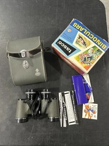 Tasco Fully Coated Model No.116 Feather Weight 7x35 Green Binoculars w/box Case - Picture 1 of 10