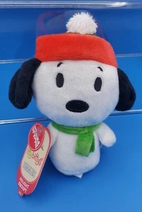 New Hallmark Itty Bittys Snoopy Peanuts Plush Christmas 4" Snoopy NWT Dog Puppy - Picture 1 of 3