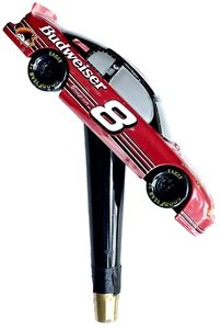 VINTAGE BUDWEISER BUD KING OF BEERS SNAP ON AUTO DA CORSA #8 NASCAR AUTO RUBINETTO MANIGLIA - Foto 1 di 7