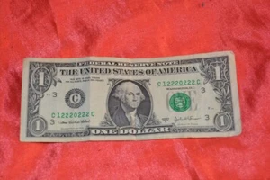 2003 One Dollar $1 Bill Note 6 Set Six 2's C12220222C Double Triple Twos Three 2 - Picture 1 of 2
