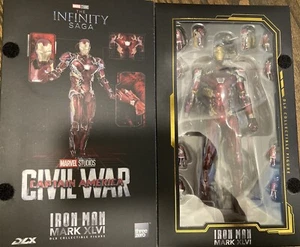 Threezero Marvel Infinity DLX Iron Man Mark 50 XL Vi Endgame Movie Figure Action - Picture 1 of 5