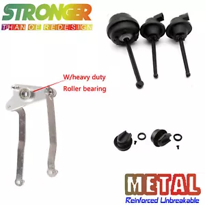 Metal Intake Manifold Air Flap Runner w/Bearing Repair Kit For Mercedes E350 Set - Foto 1 di 10