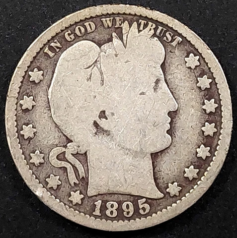 1895 Barber Quarter! Cover