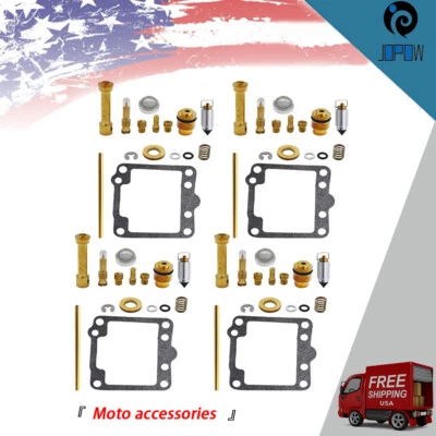 KIT DE RECONSTRUCCIÓN DE REPARACIÓN DE CARBURADOR 4X PARA SUZUKI 81-83 GS650G Y GS650GL GS 650G Foto 1 de 4