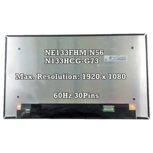 NE133FHM-N56 fit N133HCG-G73 30 Pins 60Hz for DELL Latitude 5320 LCD Screen - Picture 1 of 2