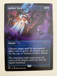 Aether Gust (330) *Non-Foil* SECRET LAIR: Far Out, Man MT/NM MTG Combined Ship - Picture 1 of 2