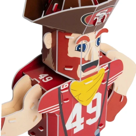 SOURDOUGH SAM SAN FRANCISCO 49ERS PZLZ MASCOT 3D PUZZLE 61 PIECES NEW IN BOX Cover