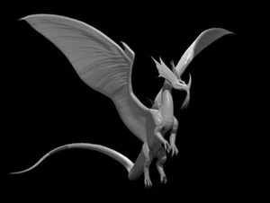 Ancient Wind Dragon for D&D Dungeons and Dragons Pathfinder DND Mini - Picture 1 of 1
