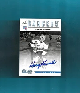 2012-13 Panini Classics THE RANGERS AUTO # 144 HARRY HOWELL NY AUSSERGEWÖHNLICH! - Bild 1 von 2