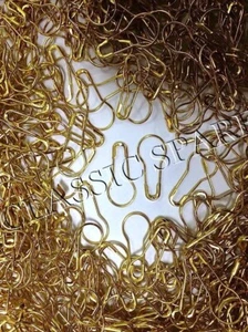 1000 piezas de pasadores de seguridad dorados de 22 mm pequeños de metal para bombilla de calabaza pasador etiquetas para ropa - Imagen 1 de 1
