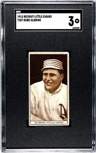 SGC 3 - 1912 T207 Recruit - Rube Oldring Philadelphia A's - Picture 1 of 6