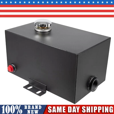 5 Gallon 14 Gauge Hydraulic Fluid Reservoir Tank with Inlet 1-1/2" & Outlet 3/4" - Image 1 of 4
