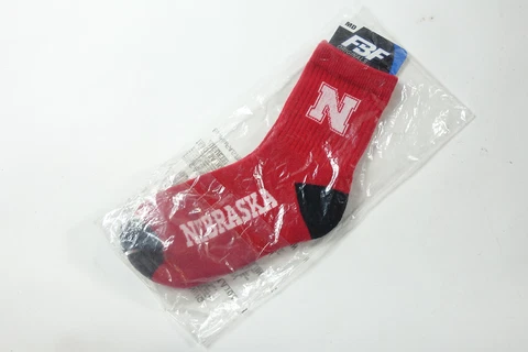 NCAA Nebraska Cornhuskers Mens medium sock Medium Cover