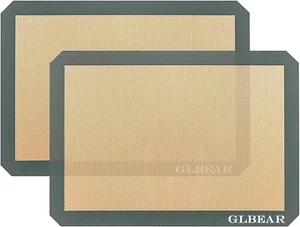 Silicone Baking Mat 2-Pack, 16.5X11.6 Inch Non-Stick Reusable Mats for Oven, Coo - Picture 1 of 12