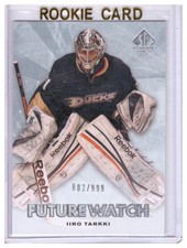 Iiro Tarkki 2011-12 SP Authentic Future Watch Rookie Card #183 /999