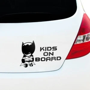 Baby an Bord Auto Aufkleber Sticker, Kinder Kind an Bord Sicherheit Warnschild BatMan - Bild 1 von 1