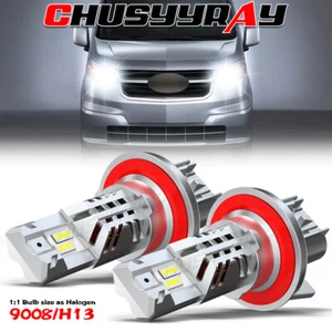 9008 H13 faros LED bombillas súper brillantes para Chevrolet City Express 2015-2018 - Imagen 1 de 13