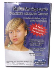 Savage Digital Backgrounds Washed Muslin Series - Picture 1 of 2