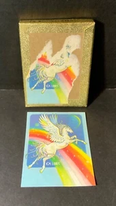 Antioch Publishing Bookplates (45) Pegasus Flying Horse Rainbow Damaged Box - Picture 1 of 4