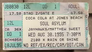 Boleto de concierto Soul Asylum 30/08/95 Jones Beach Long Island NY - Imagen 1 de 1