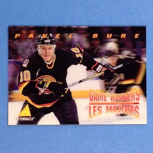1995-96 Pinnacle McDonalds #McD-08 Pavel Bure Hockey Card Vancouver Canucks NM