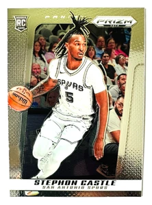 2024-25 Panini Prizm Deca Stephon Castle RC #174 Base Spurs Rookie! - Picture 1 of 3