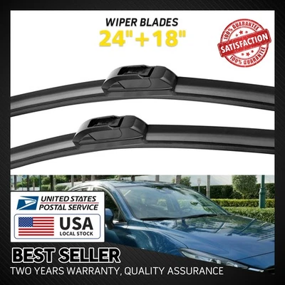 Limpiaparabrisas delantero 24"+18" para Lincoln MKZ 2007-2012 LS 2000-2006 Foto 1 de 4