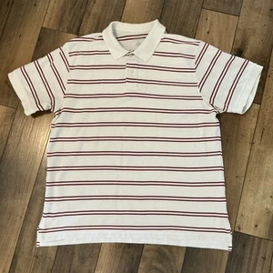L L Bean Cotton Plaid Men’s Shirt, XL, S/S, Dark Red & Cream - Picture 1 of 15