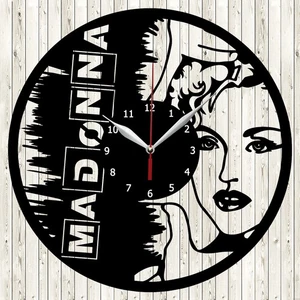 Madonna Music Vinyl Record Wall Clock Fan Art Home Decor 12" 30cm 1493 - Picture 1 of 11