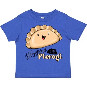Inktastic Happiest Lil' Pierogi Toddler T-Shirt Food Cute Polish Cuisine Tasty - Picture 1 of 11