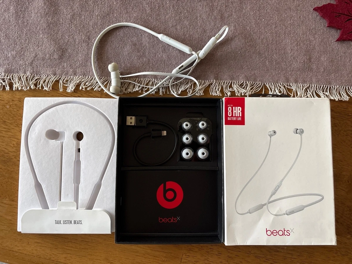 Beats by Dr. Dre BeatsX Silver Headphones for Sale - eBay