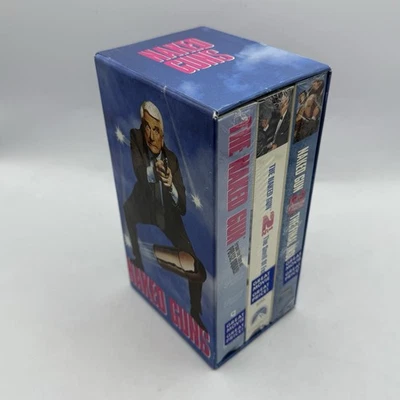 The Naked Guns Trilogy Collection (VHS, 1995, 3 Tape Box Set) BRAND NEW SEALED - Image 1 of 4