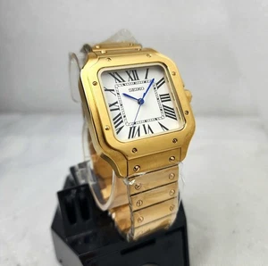 RELOJ HOMBRE SEIKO MOD PERSONALIZADO ORO BLANCO AUTOMÁTICO CON MOVIMIENTO NH35 ZAFIRO NUEVO - Imagen 1 de 10