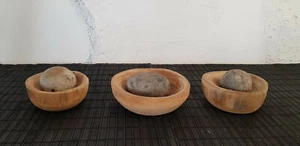 Kunstobjekte Dekoration Schalen Holz Strandgut Treibgut Feuersteine Maritim - Bild 1 von 11