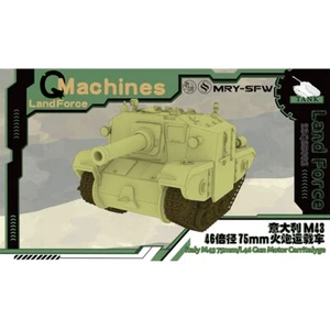 SSQ35002 1/35 Q-Version Model Kit Italy M43 75mm/L46 Gun Motor CarrItalyge - Bild 1 von 7