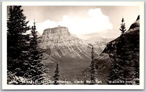 Vtg Montana MT Going to the Sun Mountain Glacier National Park RPPC Postcard - Picture 1 of 2