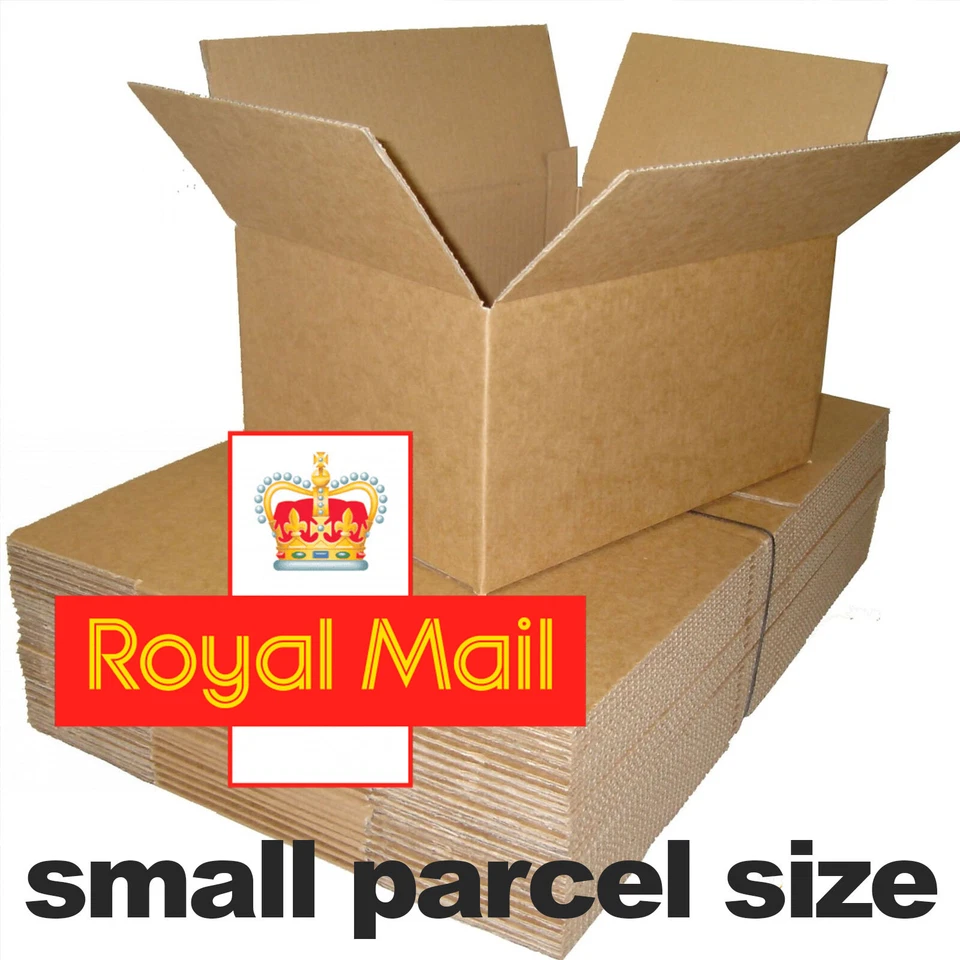 ROYAL MAIL SMALL/MEDIUM PARCEL SIZE POSTAL CARDBOARD BOXES *WIDE RANGE OF SIZES* - Image 1 of 1