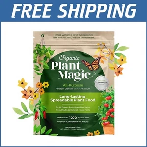 Organic Slow Release Granular Fertilizer - 4 lb Bag for Thriving Plants - Picture 1 of 9