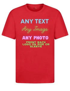 Personalised Custom Printed T-Shirt Your text logo stag do hen party unisex top - Picture 1 of 20
