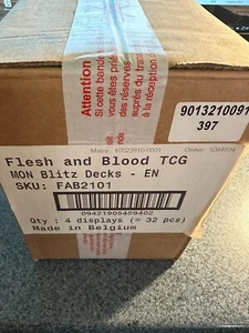 Flesh And Blood Monarch Blitz Decks 4 Caja Estuche TCG -32 Blitz Decks - Imagen 1 de 1