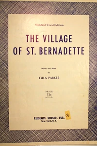 Vintage Sheet Music ~ THE VILLAGE OF ST. BERNADETTE ~ © 1959 - Imagen 1 de 4