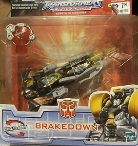 2007 HASBRO TRANSFORMERS UNIVERSE ROBOTS IN DISGUISE BRAKEDOWN - Picture 1 of 4