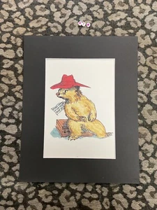 Collectable Rare Limited Edition Art Print , Paddington Bear By Peggy Fortnum - Picture 1 of 3